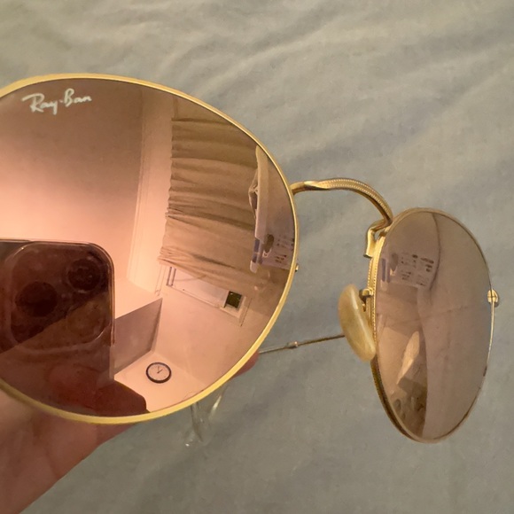 authentic RAYBAN rose gold lens gold frame - Picture 4 of 4